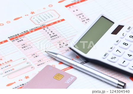 家計・生活費のイメージ 家計・生活費のイメージ 124304540