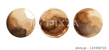 Splatter ink vector dirt stain brown brush. Paint inkblot black blob ink splatter grunge isolated Splatter ink vector dirt stain brown brush. Paint inkblot black blob ink splatter grunge isolated 124306710