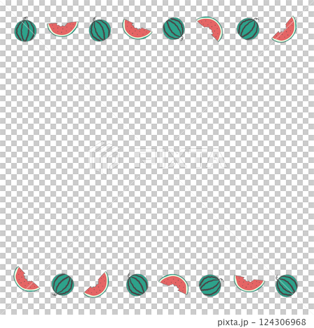 Watermelon frame design 124306968