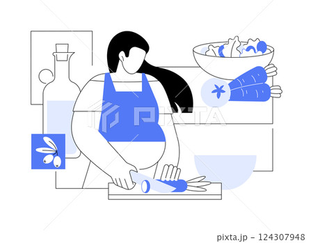 Special diet isolated cartoon vector illustrations. 124307948