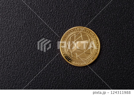 Ethereum cryptocurrency dummy in the form of a round iron coin Ethereum cryptocurrency dummy in the form of a round iron coin 124311988