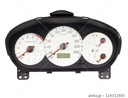 Complete Car Dashboard with Black Casing 124312883