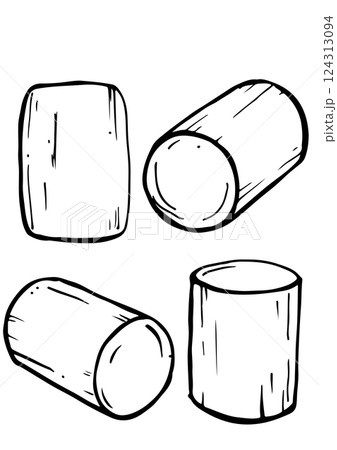 marshmallows vector sketch set 124313094