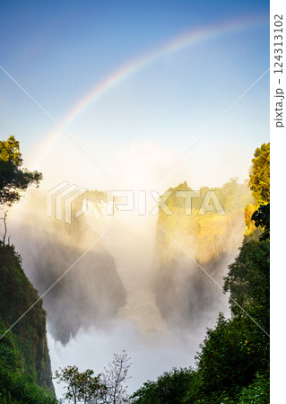 Rainbow over Victoria Falls 124313102