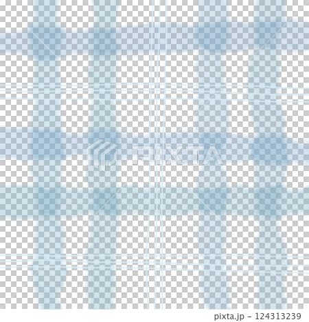 Light Blue Plaid Gingham Hand Drawn Background Pattern Overlay 124313239
