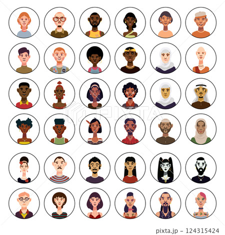 Collection of Avatars 124315424