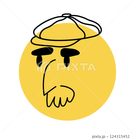 Yellow Smiley Grandpa 124315452