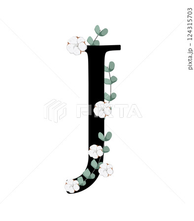 Vector sign with flowers decorations Vector sign with flowers decorations 124315703