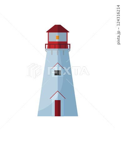 Red Lighthouse Drawing 124316214