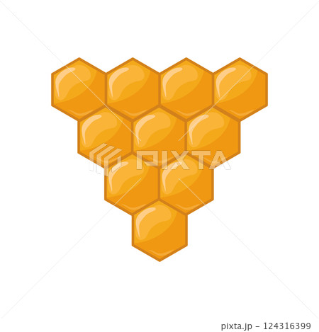 Honeycomb Triangle 124316399