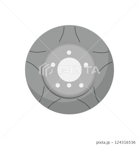 Slotted Brake Rotor 124316536