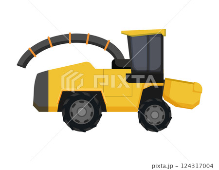 Yellow Harvester Machine 124317004