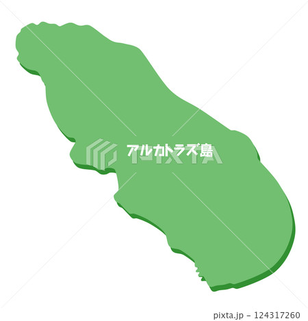 アルカトラズ島の形 124317260