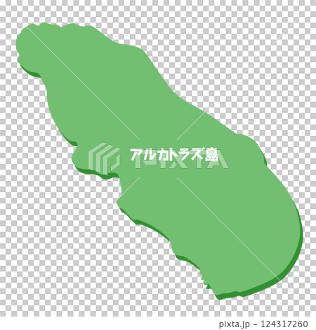アルカトラズ島の形 124317260