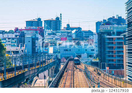 日本の横浜都市景観 センター北側から、地下鉄 「センター南駅」などを望む=令和7年3月20日 日本の横浜都市景観 センター北側から、地下鉄 「センター南駅」などを望む=令和7年3月20日 124317910