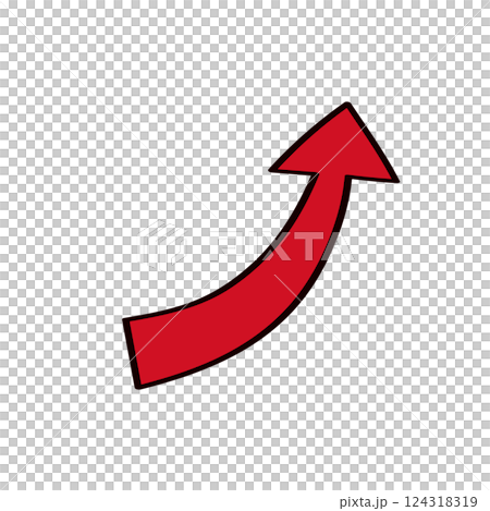 矢印のイラスト 124318319