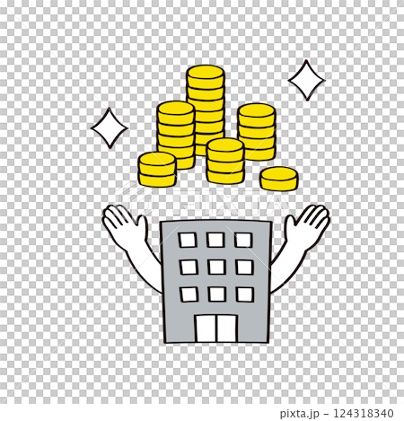 Company character illustration Company character illustration 124318340