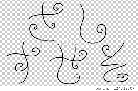 A simple, loosely swirled design of "Sa Shi Su Se So" A simple, loosely swirled design of "Sa Shi Su Se So" 124318507