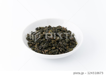 凍頂烏龍茶の茶葉 凍頂烏龍茶の茶葉 124318673
