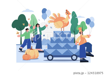 Womans Day Illustration concept. Flat illustration isolated on white background 124318975