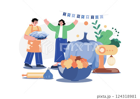 Womans Day Illustration concept. Flat illustration isolated on white background 124318981