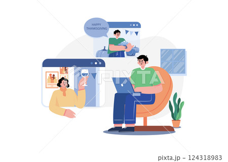 Womans Day Illustration concept. Flat illustration isolated on white background 124318983