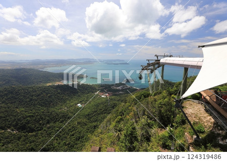 ランカウイ島スカイキャブ中間駅からの景色 124319486