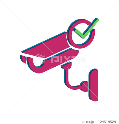 CCTV icon design template CCTV icon design template 124319529