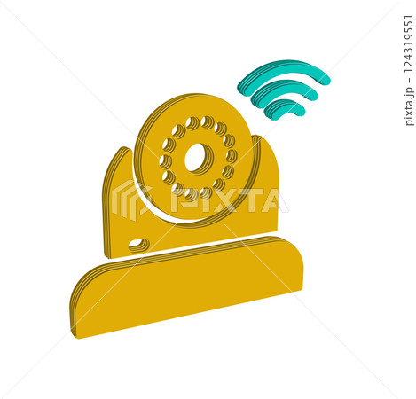 CCTV icon design template CCTV icon design template 124319551