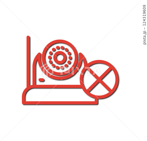 CCTV icon design template CCTV icon design template 124319609