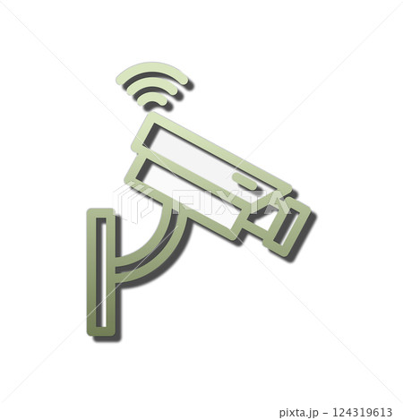 CCTV icon design template CCTV icon design template 124319613