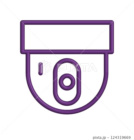 CCTV icon design template CCTV icon design template 124319669