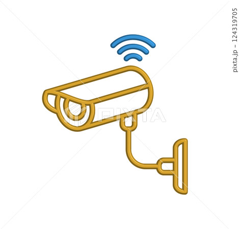 CCTV icon design template CCTV icon design template 124319705
