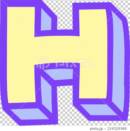 英文字母大寫字母 H 124320360