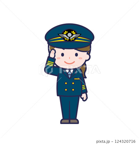 パイロット／女性 02 124320716