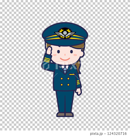 パイロット／女性 02 124320716