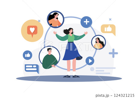 Empty States Illustration concept on white background 124321215