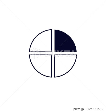 Minimalistic circle and square design with geometric shapes in black and white theme Minimalistic circle and square design with geometric shapes in black and white theme 124321532