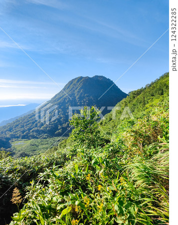 夏の火打山・妙高山登山（大倉乗越から望む妙高山） 124322285