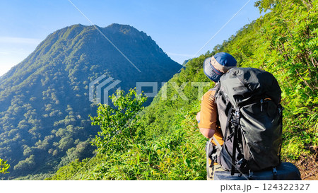 夏の火打山・妙高山登山(大倉乗越から妙高山を望む) 夏の火打山・妙高山登山(大倉乗越から妙高山を望む) 124322327