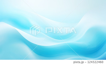 近未来的なイメージの透明感のある青色の抽象的背景素材 124322460