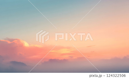 soft pastel sky with subtle gradients and clouds soft pastel sky with subtle gradients and clouds 124322506
