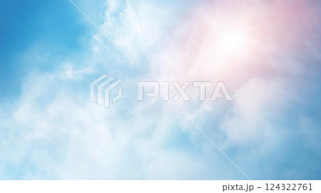 Soft pastel sky with subtle gradients and clouds Soft pastel sky with subtle gradients and clouds 124322761
