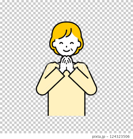 Upper body pose_simple senior woman 07 124323506