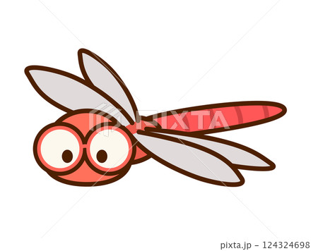 虫_赤とんぼ_主線ノーマル 124324698