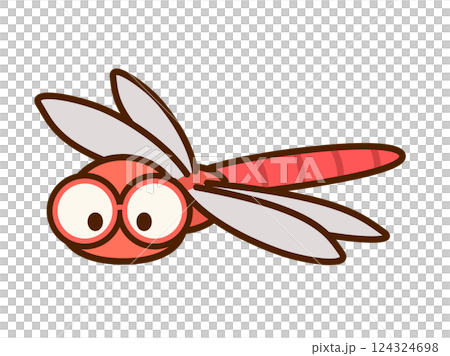 虫_赤とんぼ_主線ノーマル 124324698