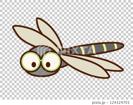 虫_オニヤンマ_主線ノーマル 124324701