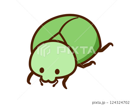 虫_カナブン_主線ノーマル 虫_カナブン_主線ノーマル 124324702