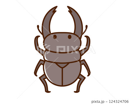 虫_クワガタ_主線ノーマル 124324706