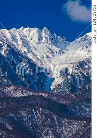 中央アルプス 仙厓嶺雪景色 124325751